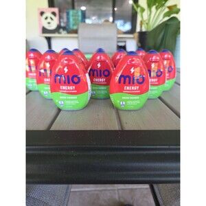 12x-MiO ENERGY GREEN THUNDER Caffeine & B Vitamins Each 1.62oz--BOXED